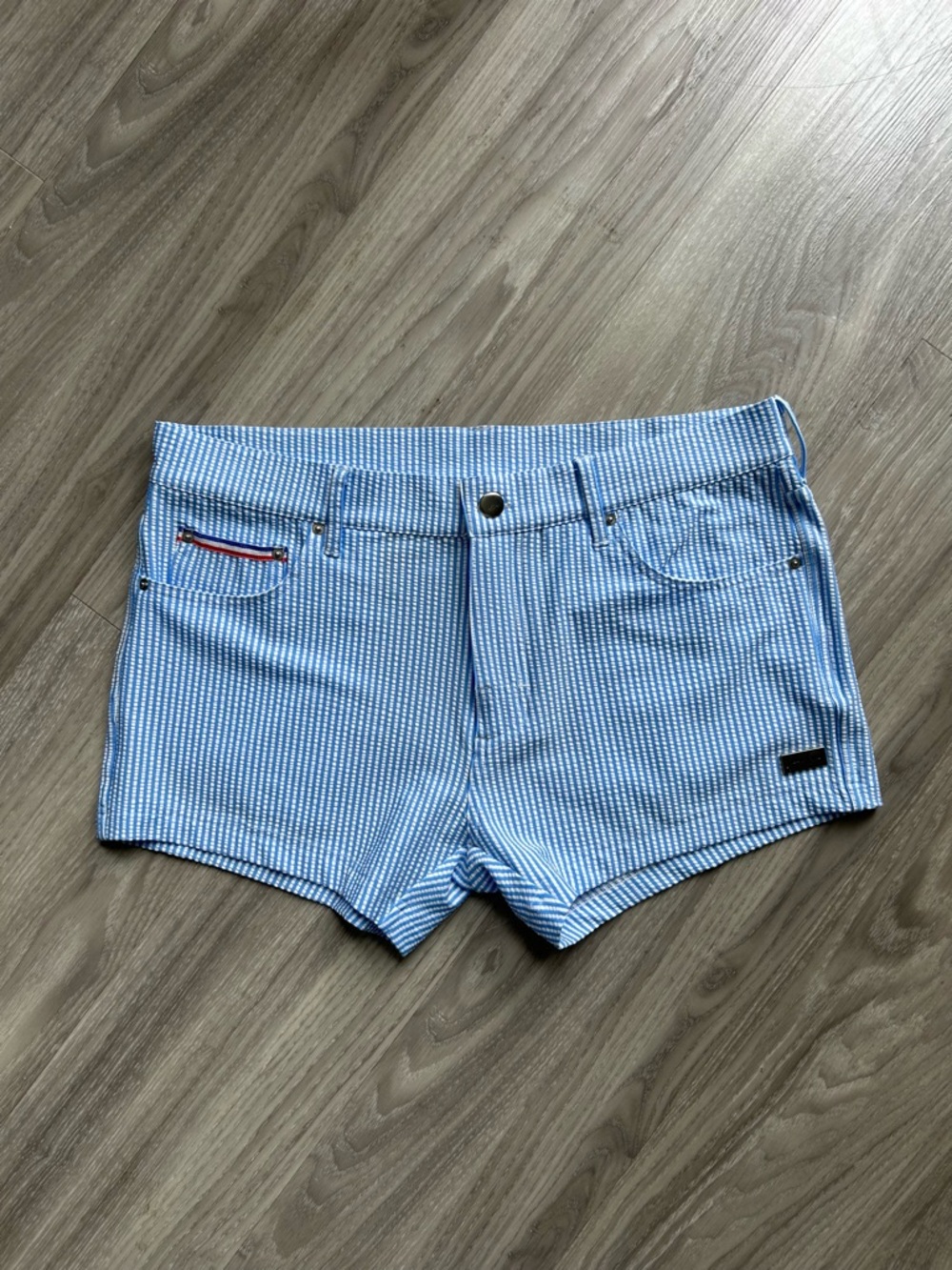 Andrew Christian | 3" Hamptons Seersucker Beach Shorts (Small)